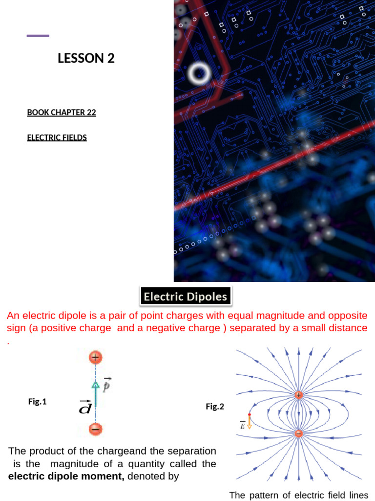 Electric Dipoles and Fields Explained | PDF | Electric Field ...