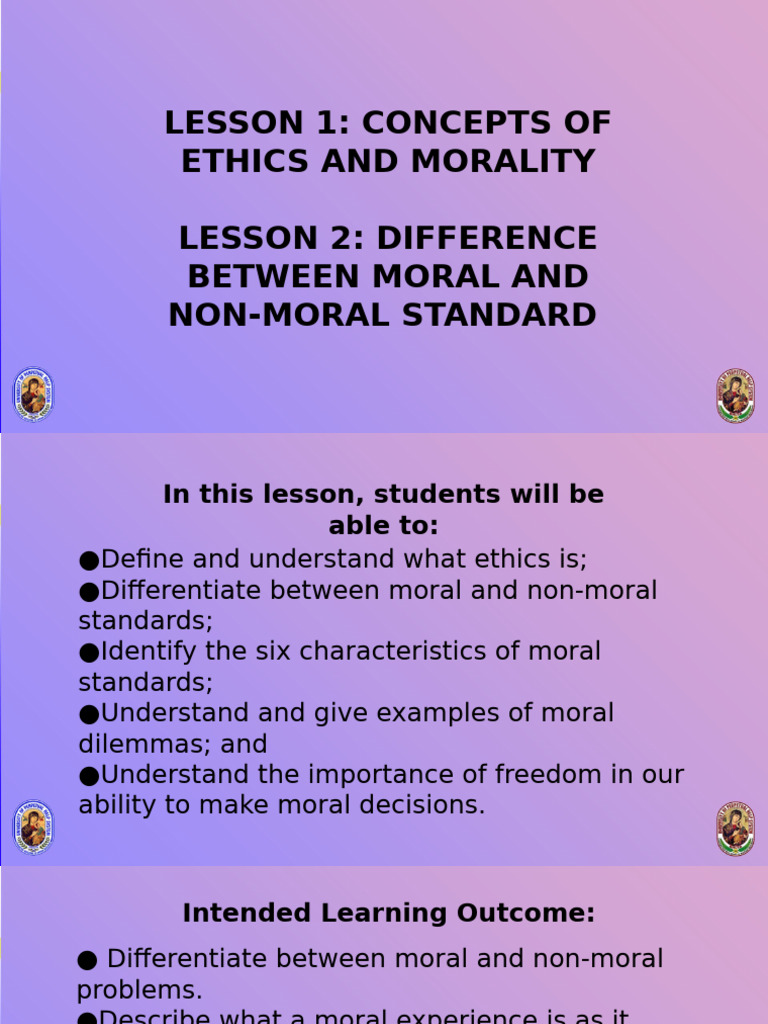 Understanding Ethics and Morality Concepts | PDF | Morality | Good And Evil