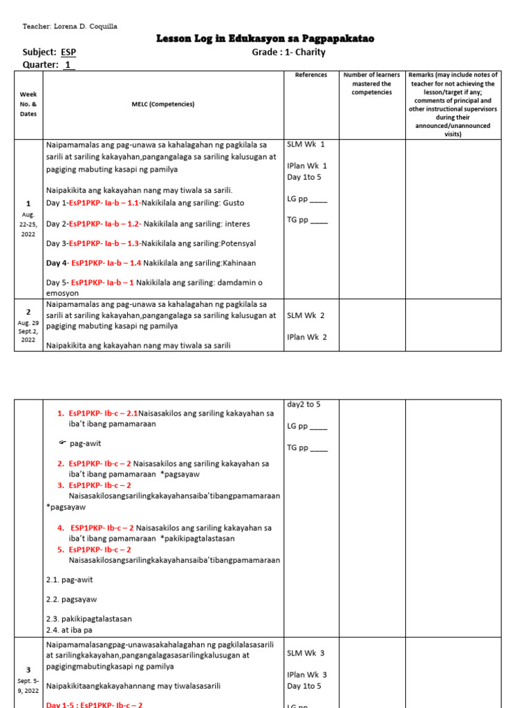 DLL in Esp Q1 | PDF