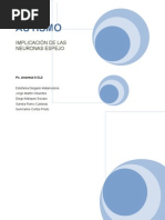 Autismo y Neuronas Espejo