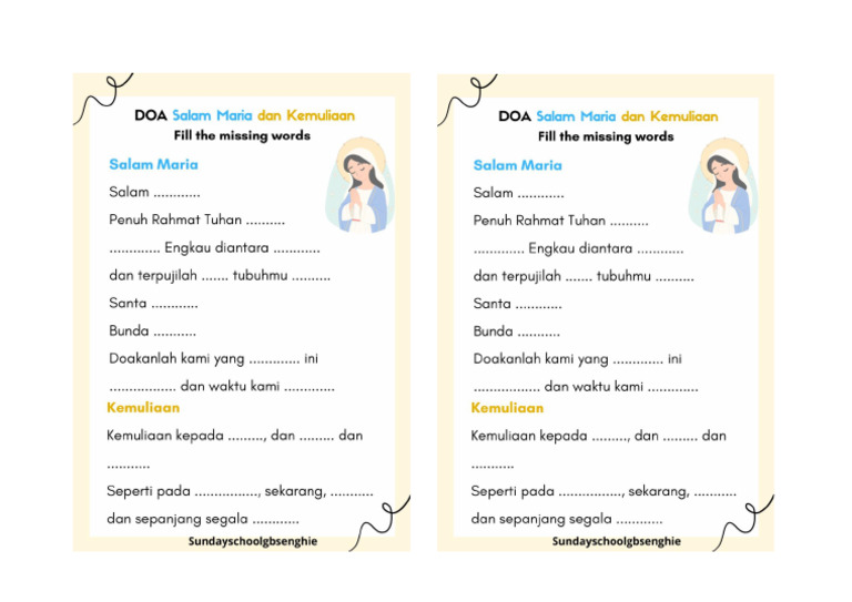 Doa Print | PDF