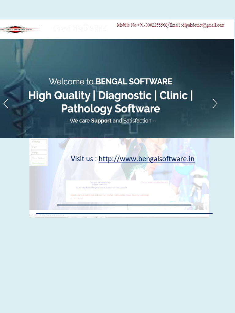 Clinic & Pathology Software Features | PDF