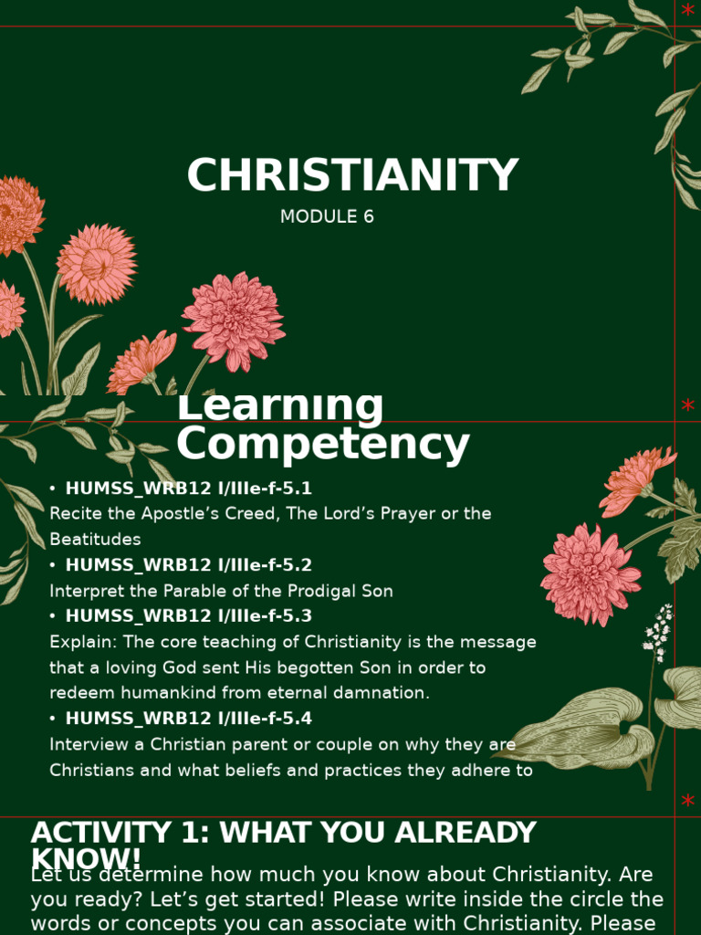 Understanding Christianity: Beliefs & Origins | PDF | Jesus | Catholic ...