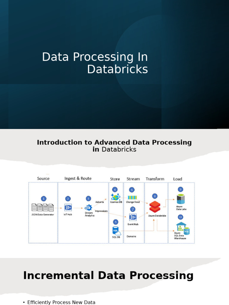 Advanced Data Processing in Databricks | PDF | Data | Computing