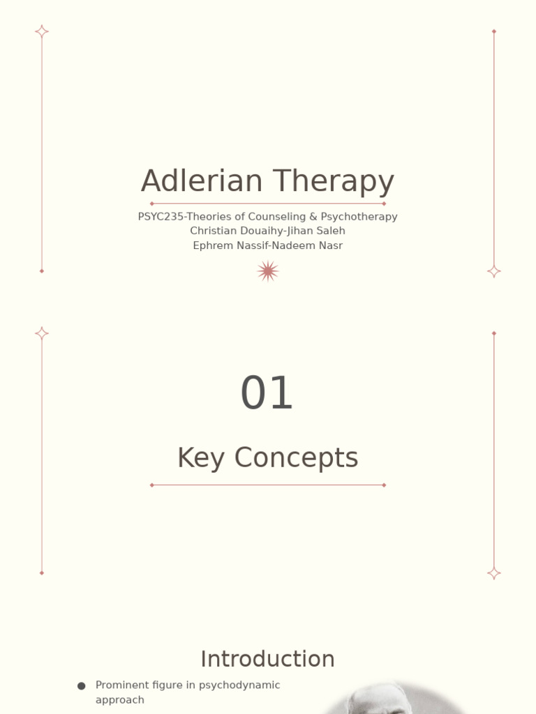 Chapter 5 - Adlerian Therapy | PDF | Psychotherapy | Psychology