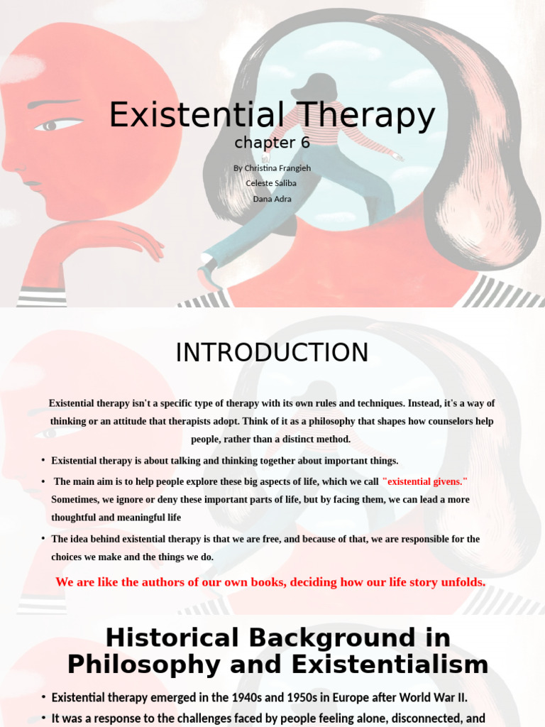 Techniques in Existential Psychotherapy | PDF | Psychotherapy ...