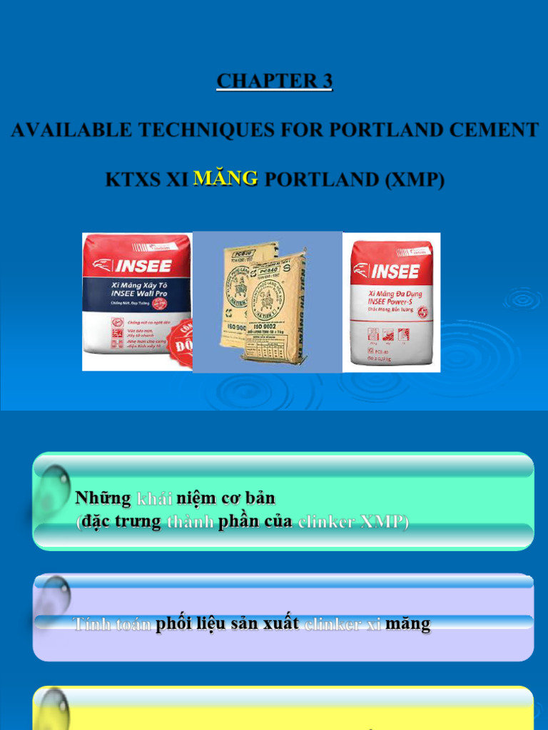 Chapter 3.1 Available Techniques For Portland Cement | PDF
