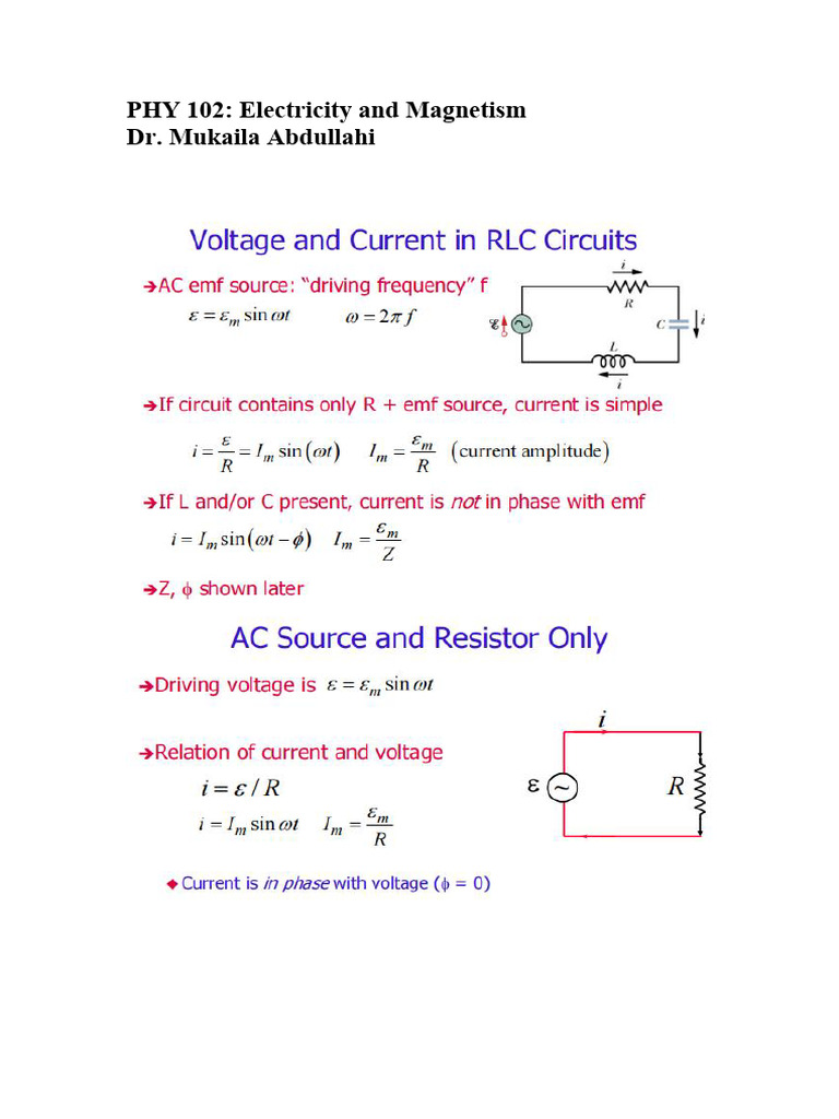 Phy 102 | PDF