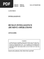 B-GL-357-002 Human Intelligence (HUMINT) Operations