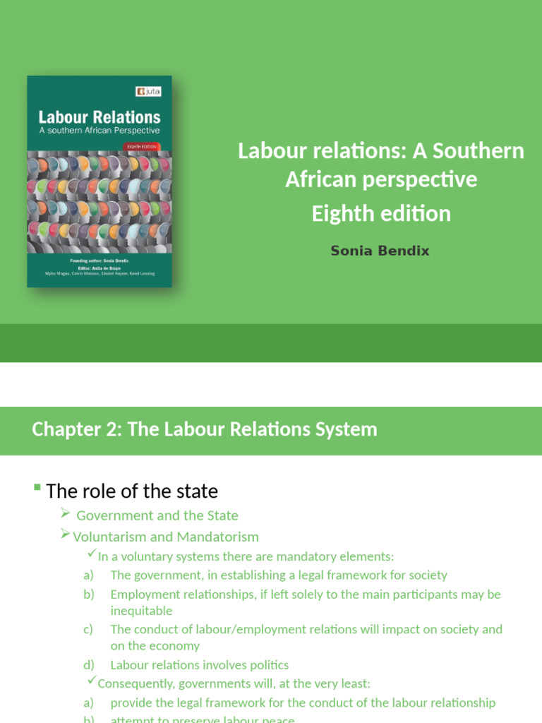 Southern African Labour Relations Overview | PDF | Employment | Trade Union