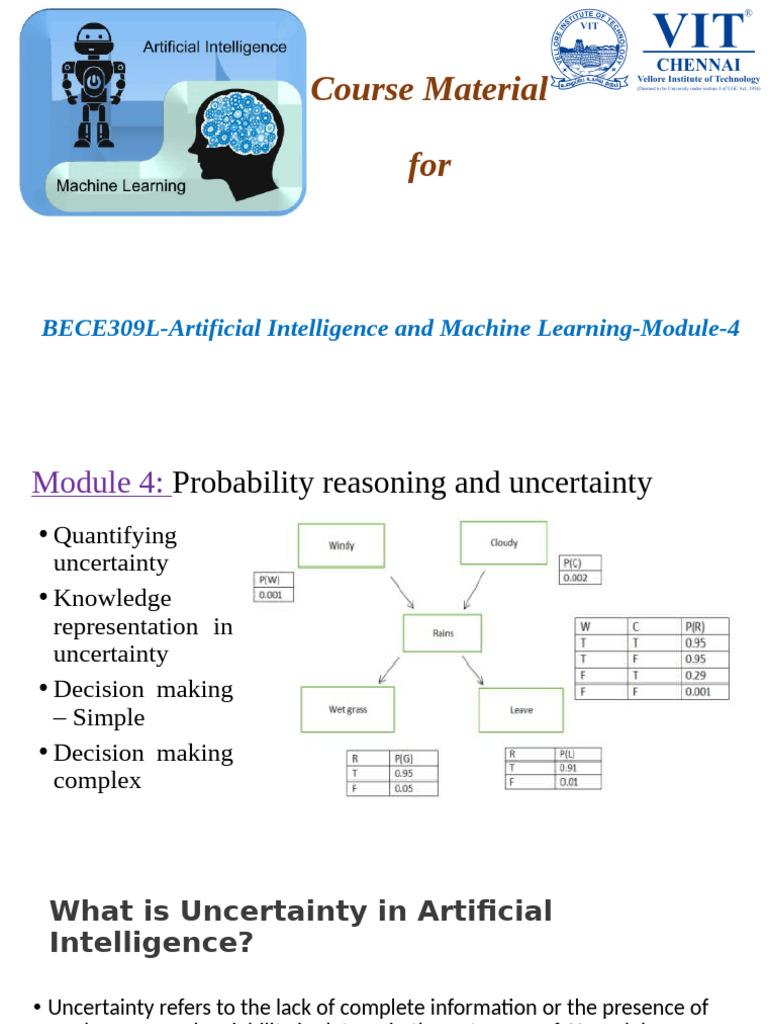 AI Uncertainty: Types & Decision Making | PDF | Bayesian Network ...