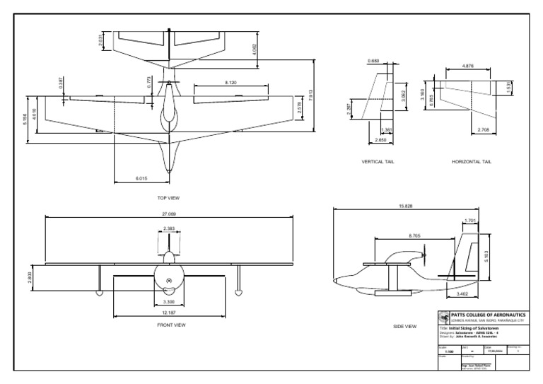 STOL Initial Sizing Final Na Talaga | PDF