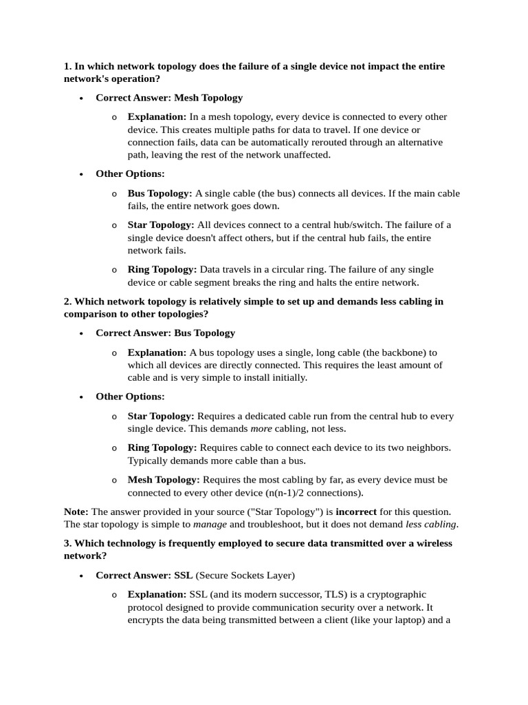 Network Topology and Security Explained | PDF | Cloud Computing ...