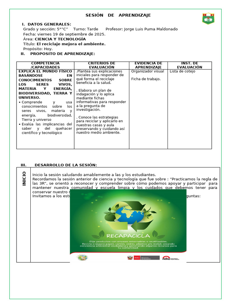 Beneficios del Reciclaje en Salud Ambiental | PDF | Residuos | Reciclaje