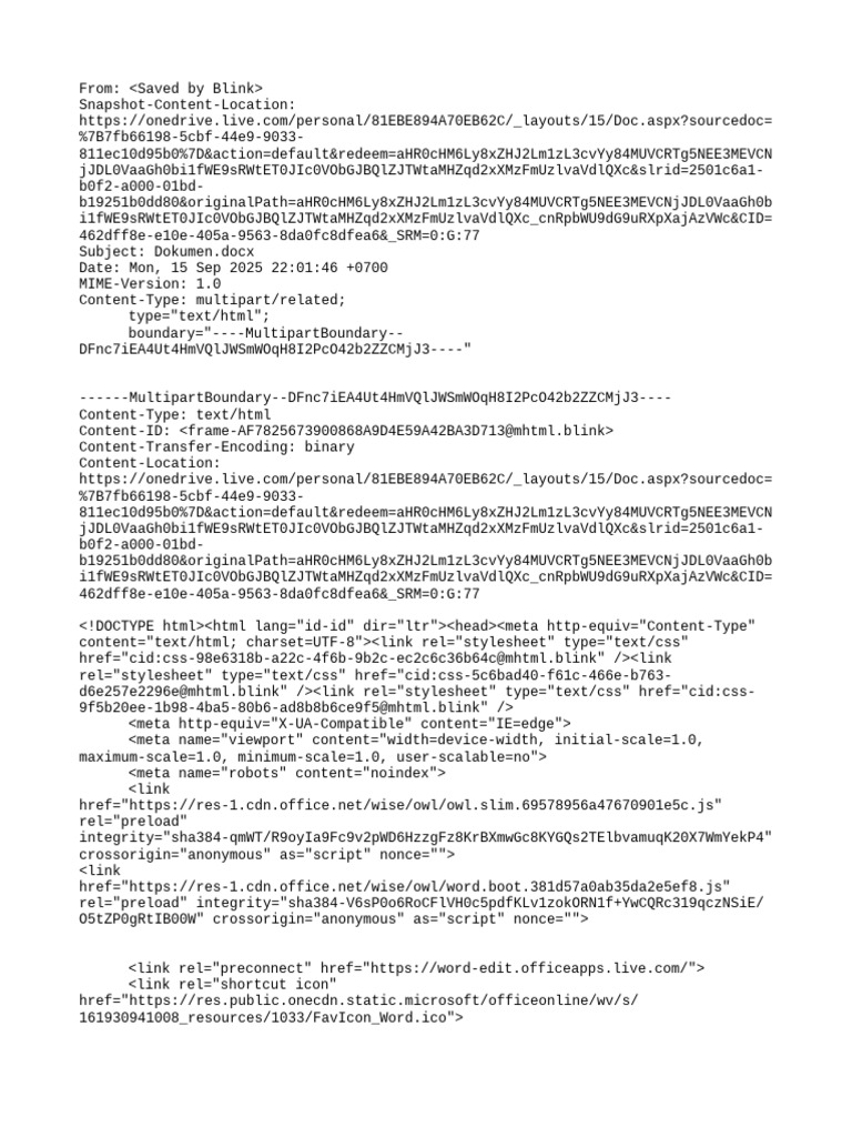Document Overview and Access Link | PDF | Html Element