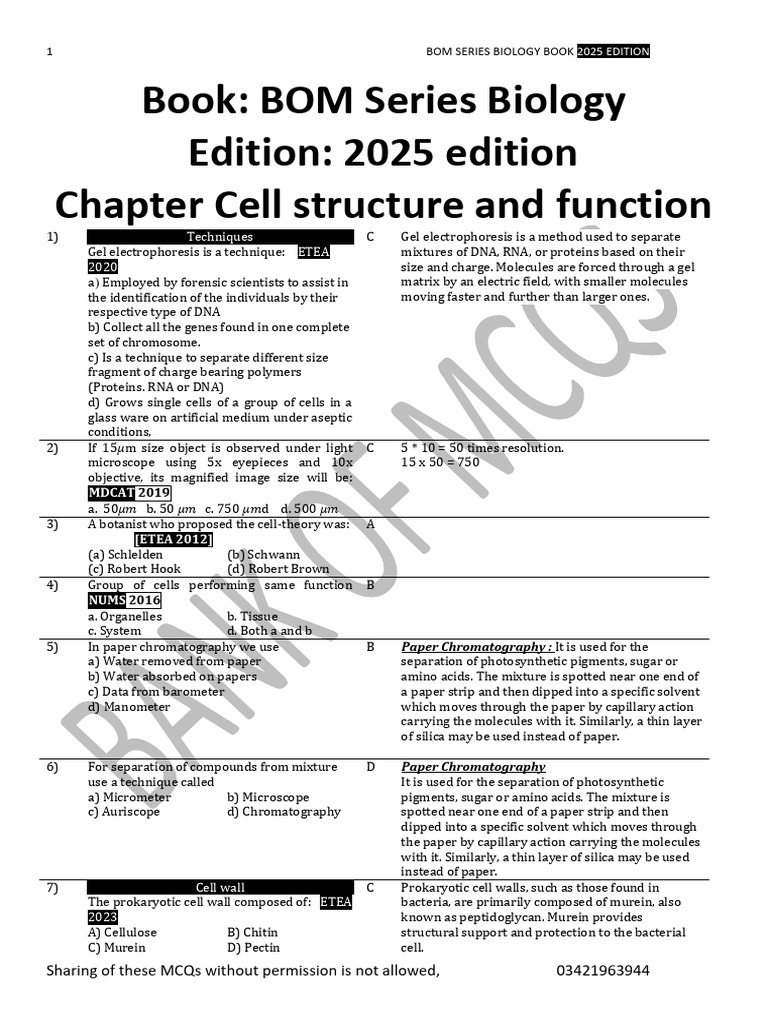 Cell + Biological 2025 Edition PDF Endoplasmic Reticulum Cell