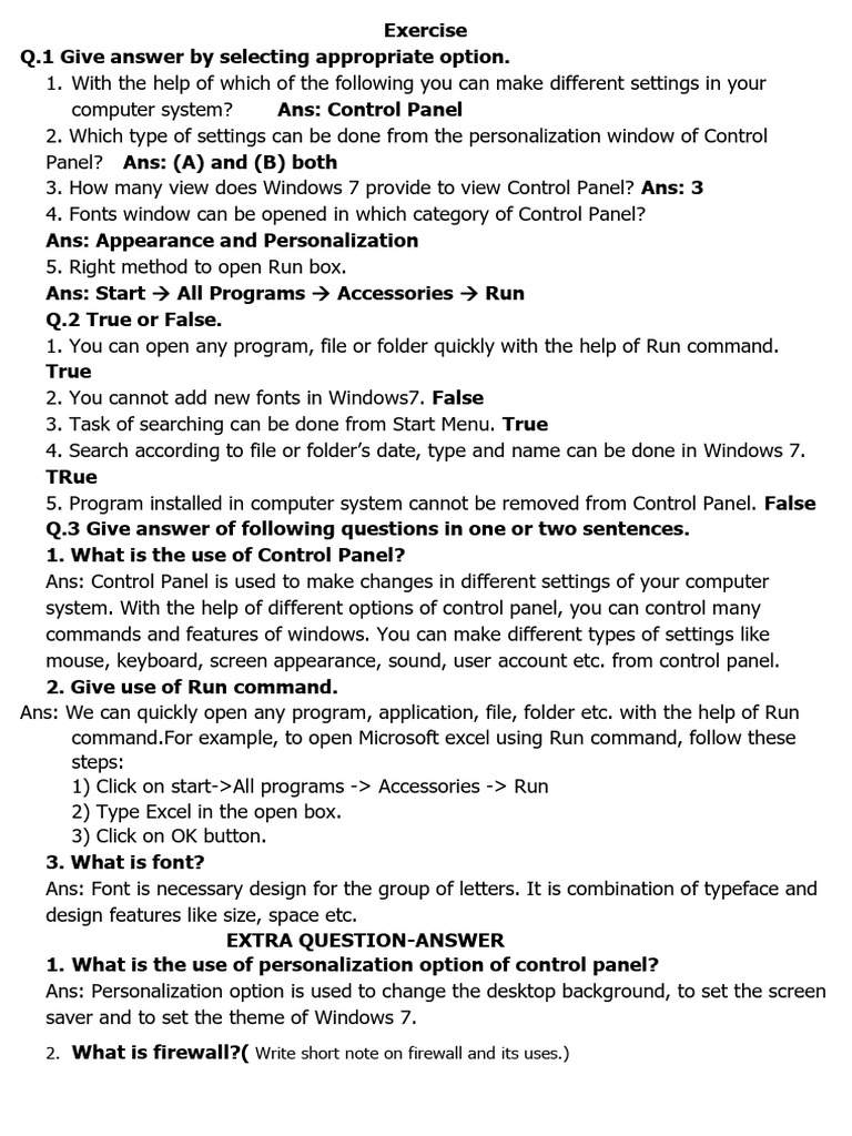 Computer Notes Gujaratboard STD 7 CH 6 DivanBallubhaischool | PDF ...