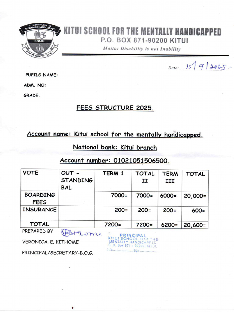 Fee Structure | PDF