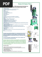 Simple Waste Oil Burner Plans | PDF | Furnace | Energy Technology