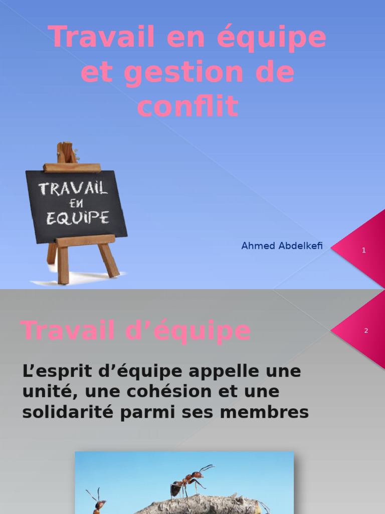 Travail d'équipe et communication efficace | PDF | Sciences ...