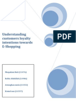 Customer Intentions Towards E-Shopping