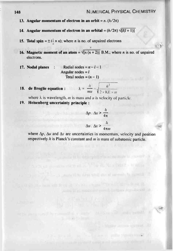 Physical Chemistry Concepts and Problems | PDF | Photoelectric Effect ...