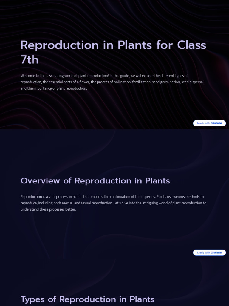 Plant Reproduction Guide for 7th Grade | PDF | Plant Reproduction ...