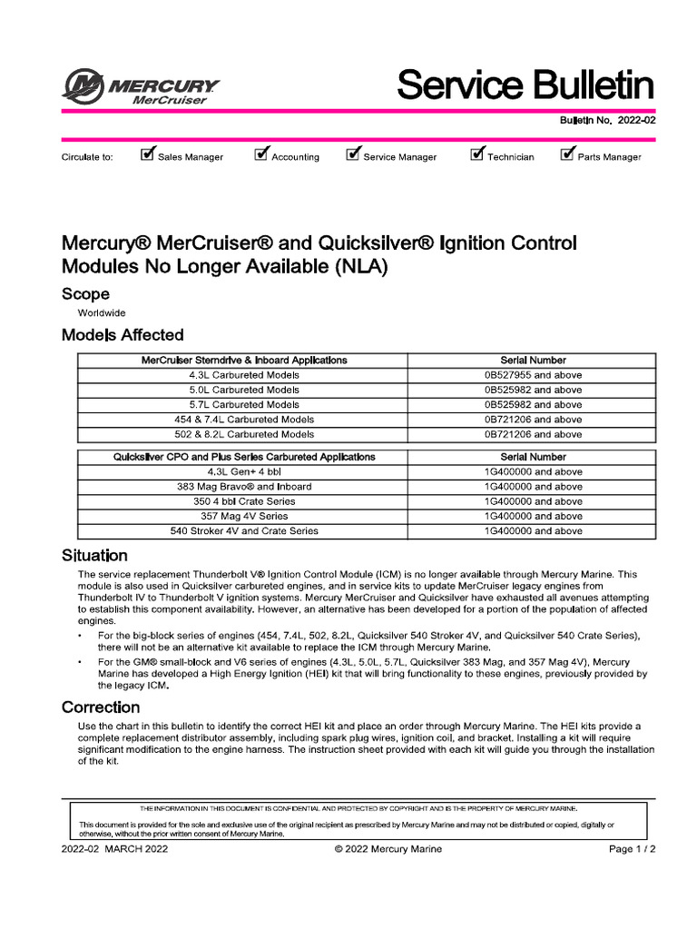 Ignition Control Module Nla Kit | PDF