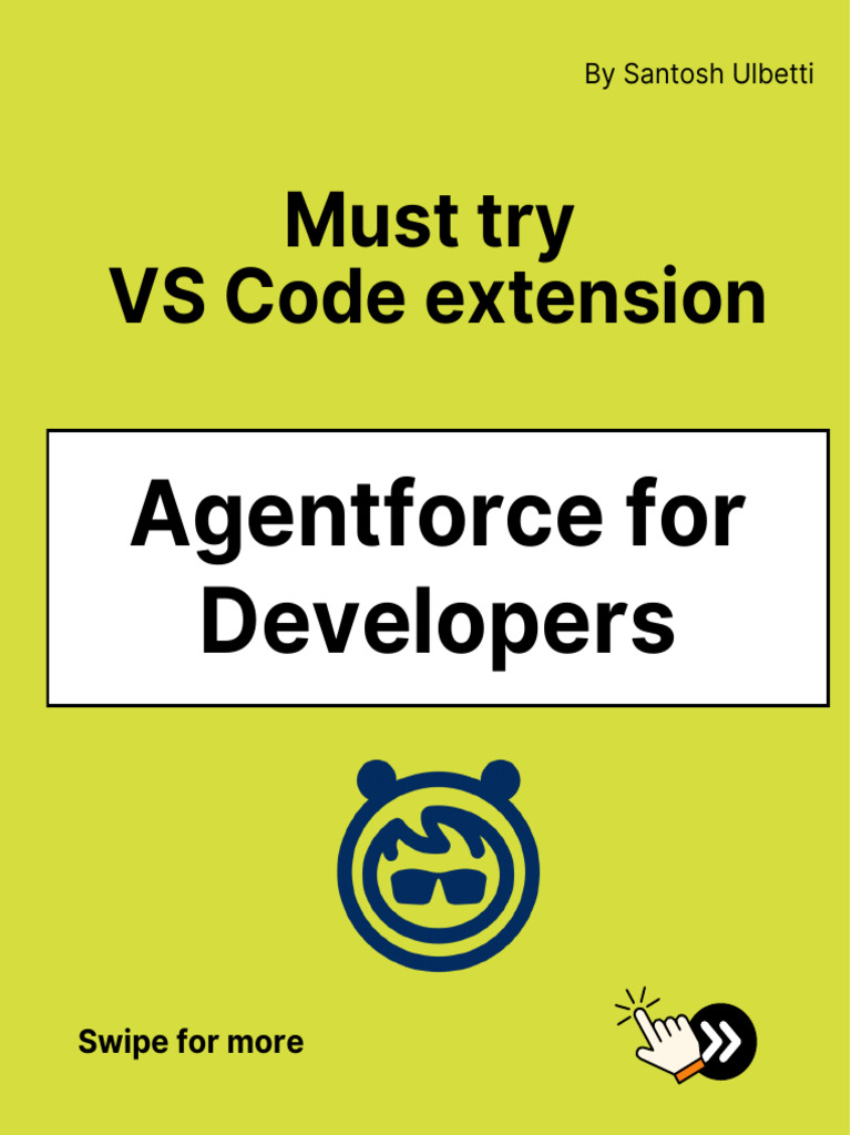 Agentforce: VS Code Tool for Salesforce Devs | PDF | Computer Science ...