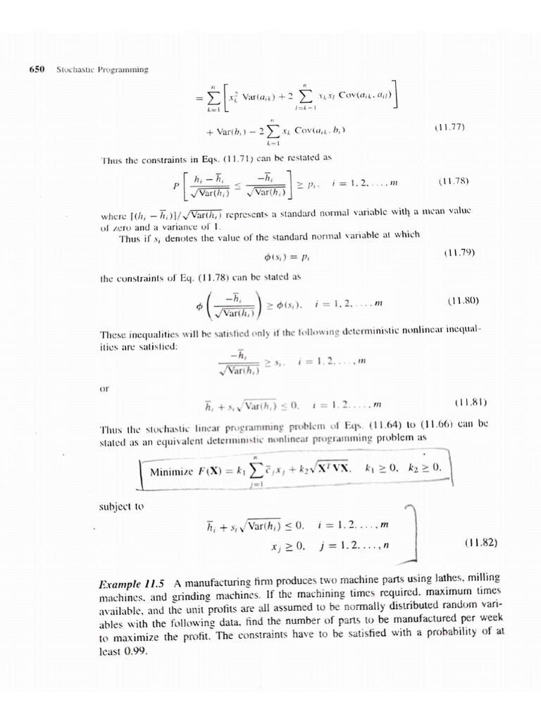 Stochastic Programming | PDF