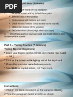 Home Row Typing Fundamentals | PDF | Tools | Computer Data