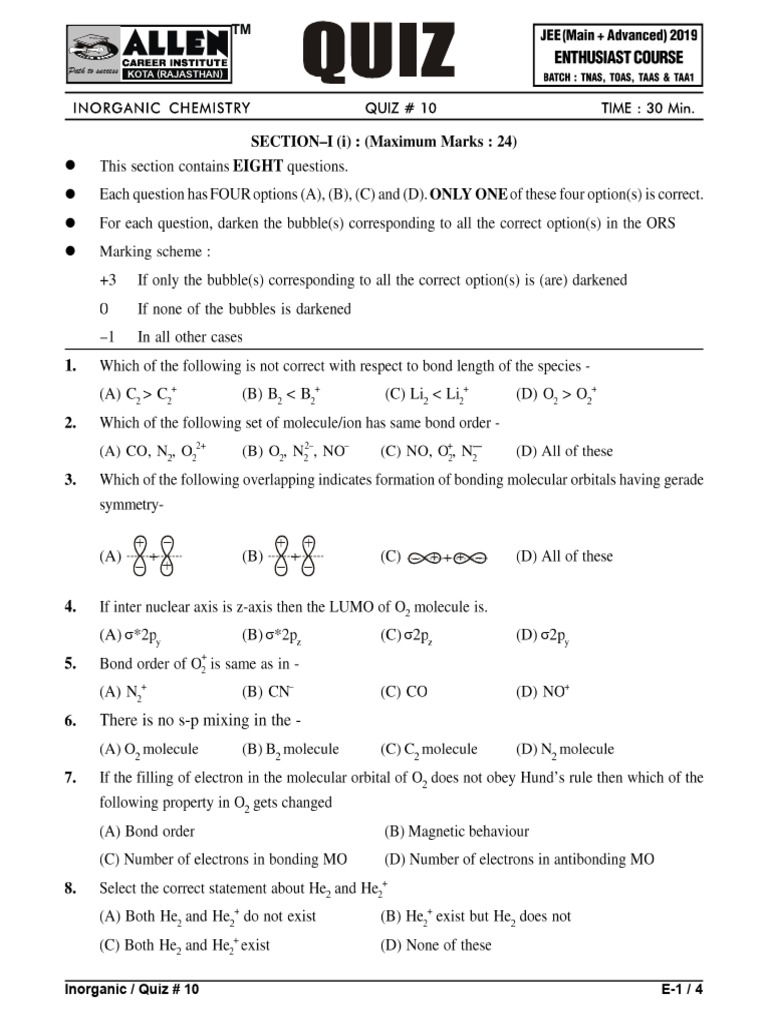 Quiz 10 MOT 2 | PDF