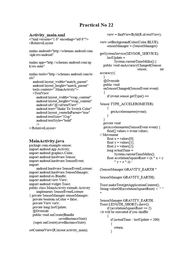 Practical No 22 MAD | PDF | Information Appliances | Computing