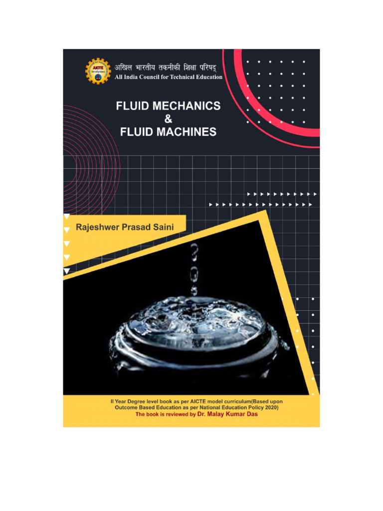 Fluid Mechanics and Machines Overview | PDF | Pump | Turbine