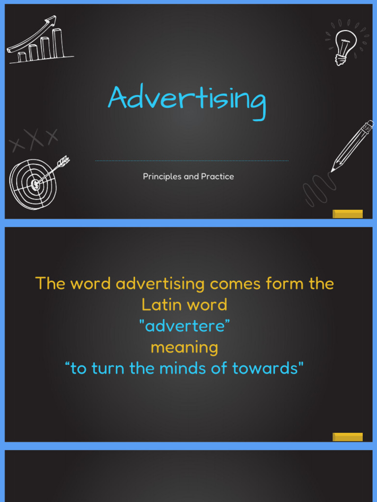 Advertising: Principles and Impact | PDF | Advertising | Marketing