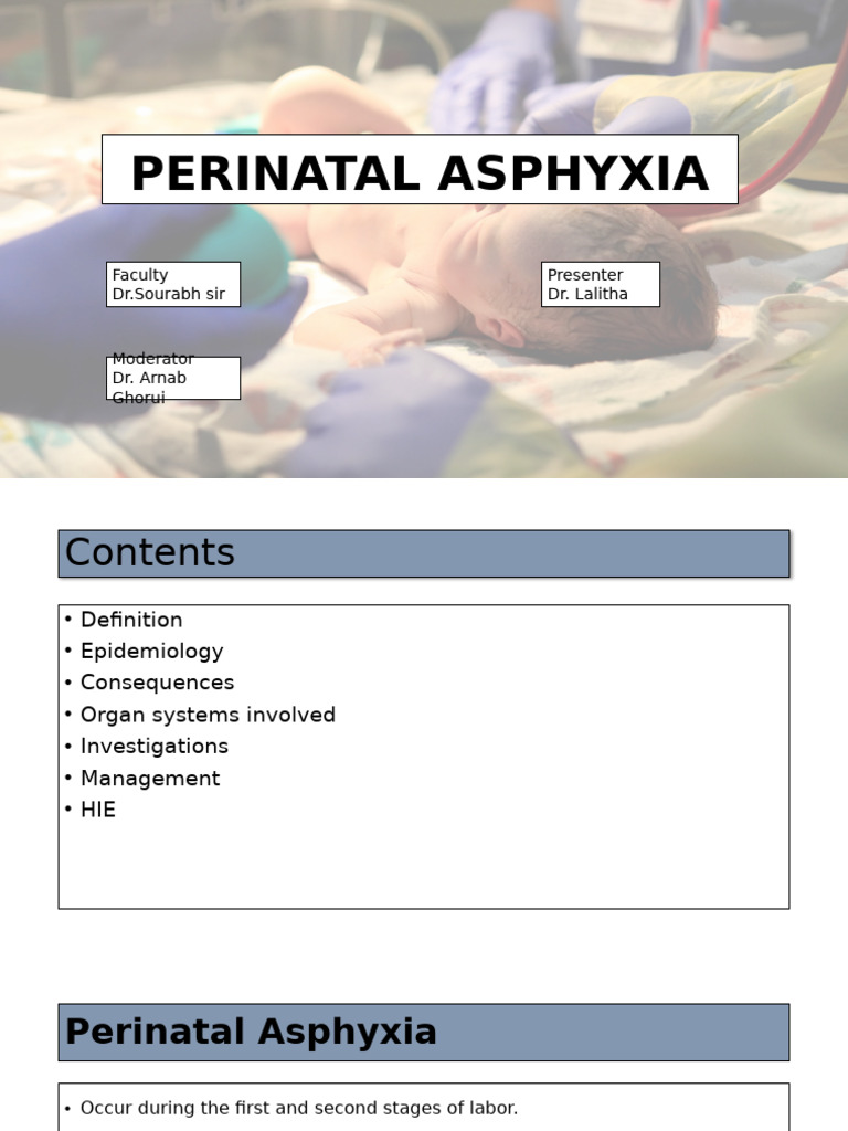 Understanding Perinatal Asphyxia Risks | PDF | Electroencephalography ...