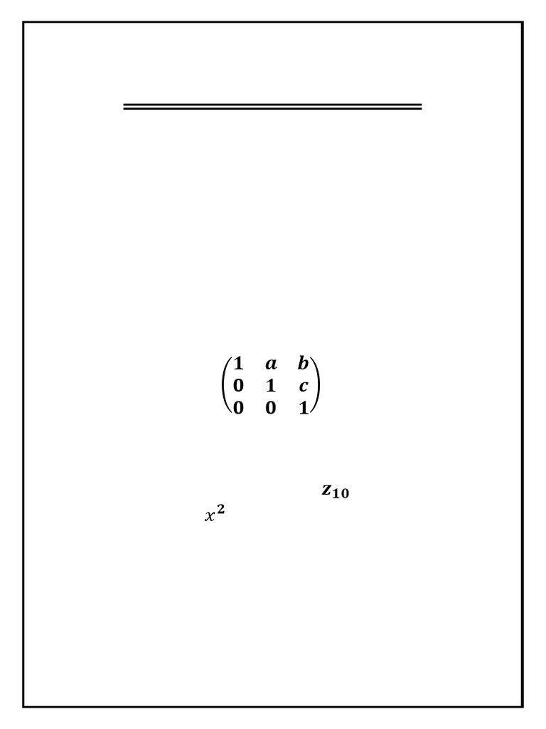 Group Theory Practical Exercises | PDF | Group (Mathematics) | Ring ...