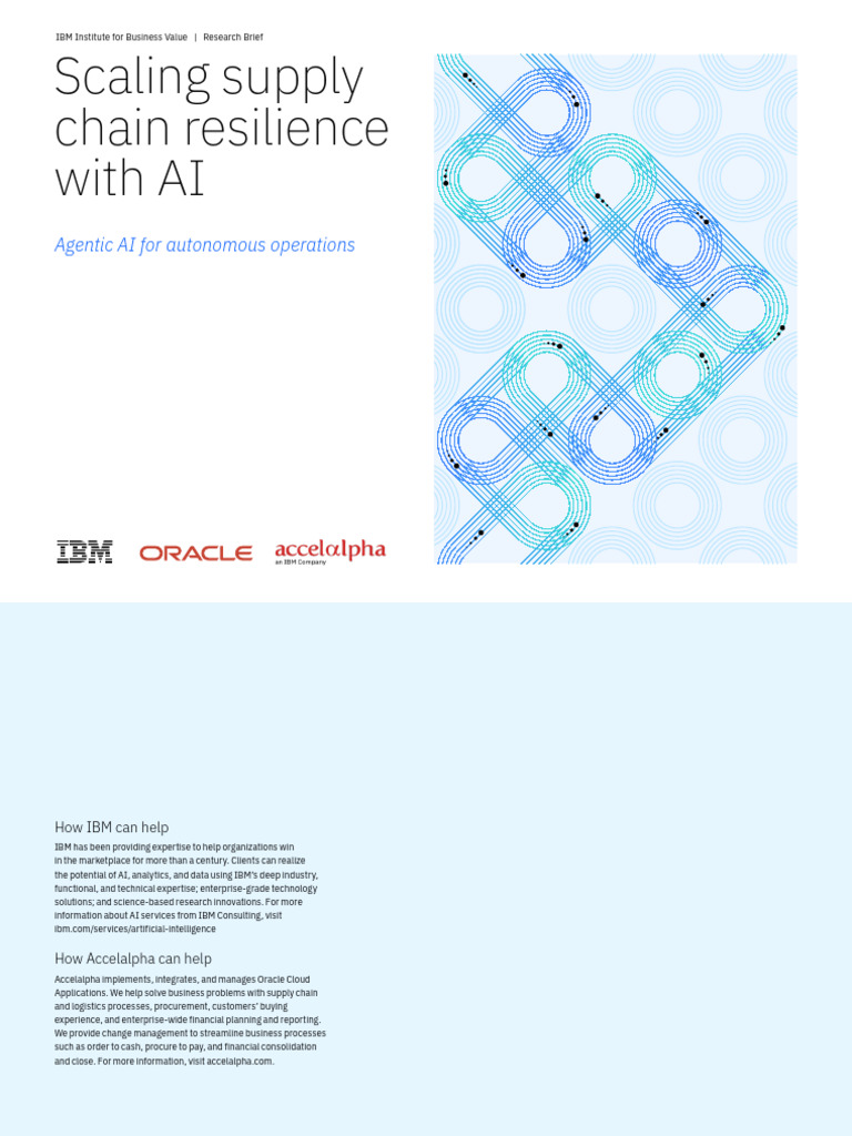 AI-Driven Supply Chain Resilience | PDF | Artificial Intelligence ...