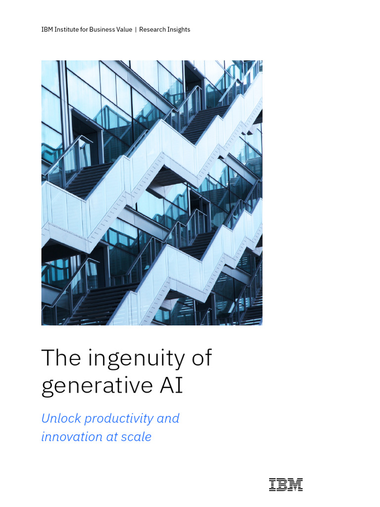 Generative AI: Driving Business Value | PDF | Artificial Intelligence ...