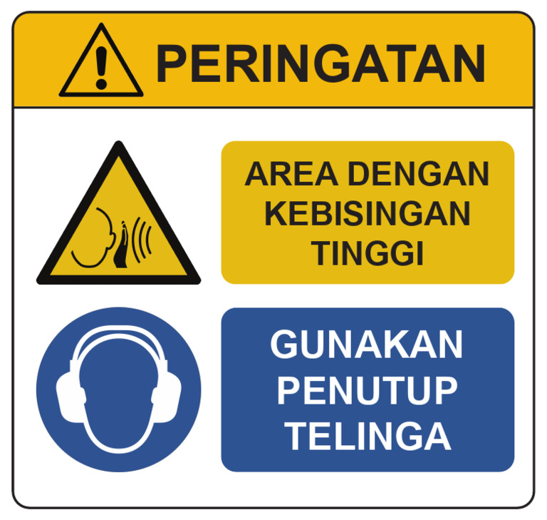 SIGN Area Dengan Kebisingan Tinggi | PDF