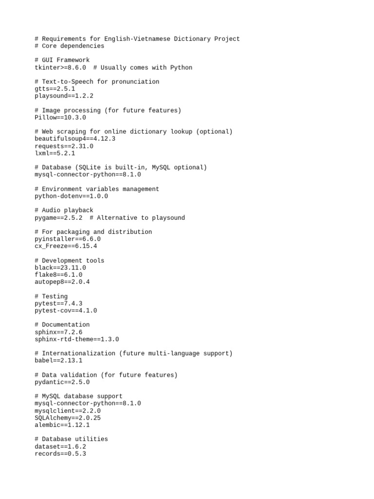 Requirements | PDF