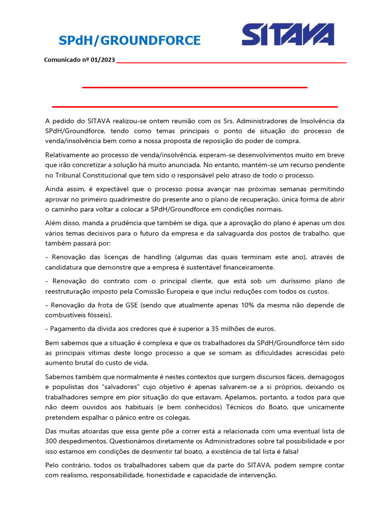 20230112-spdh 20250923145221 | PDF | Insolvência