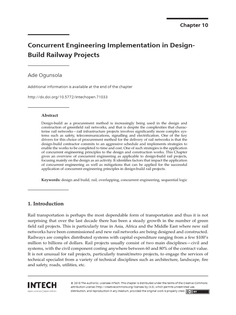 Concurrent Engineering in Railway Projects | PDF | Rail Transport ...