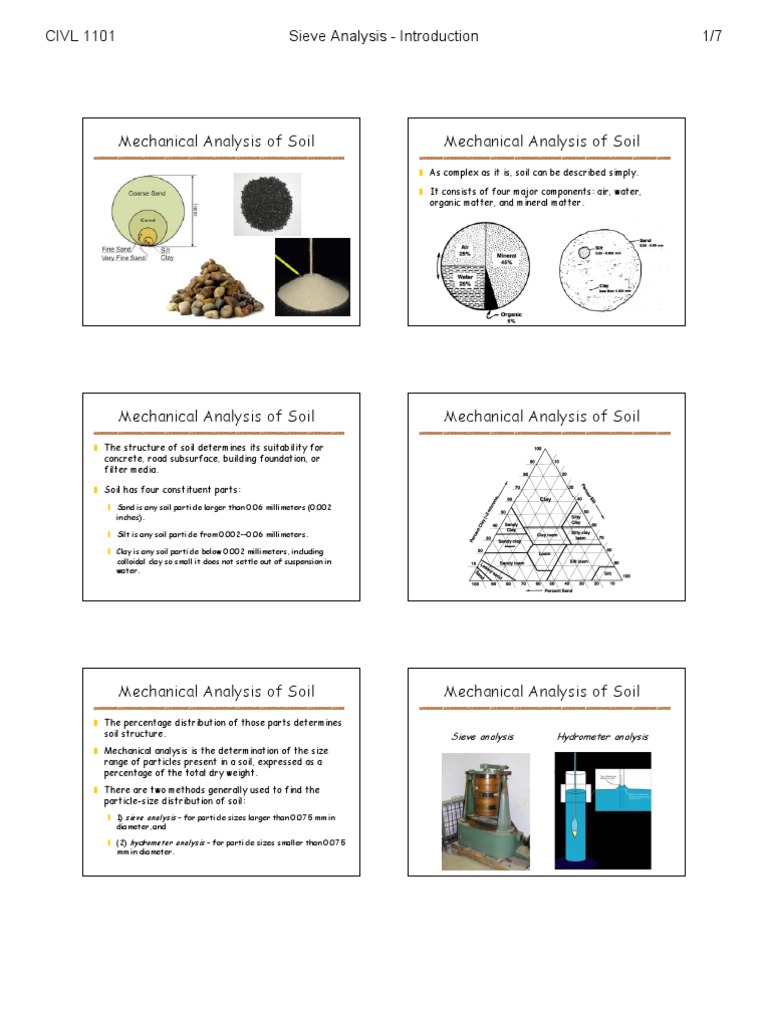 Sieve Analysis | PDF | Particle Size Distribution | Soil