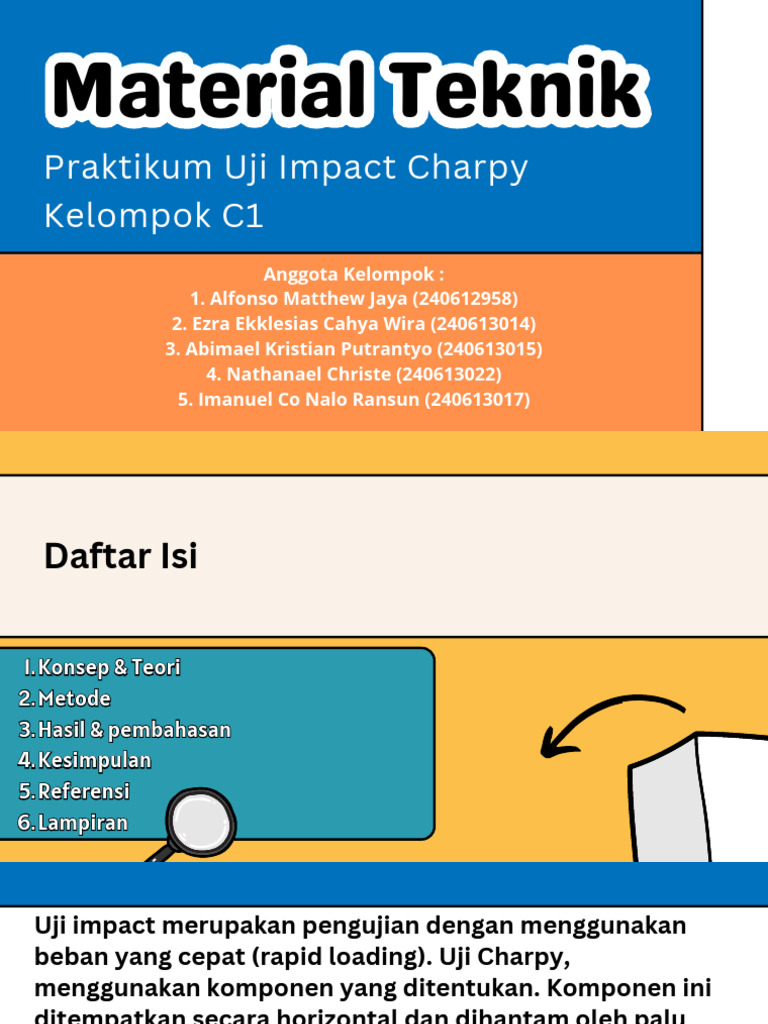 Uji Impact Charpy pada Material Teknik | PDF