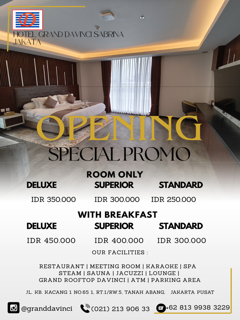 Jakarta Hotel Room Promotions | PDF