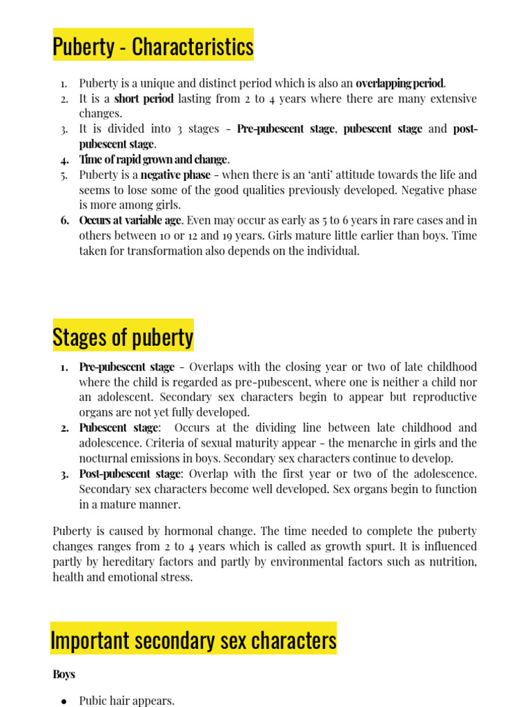 Understanding Puberty and Adolescence | PDF | Puberty | Adolescence