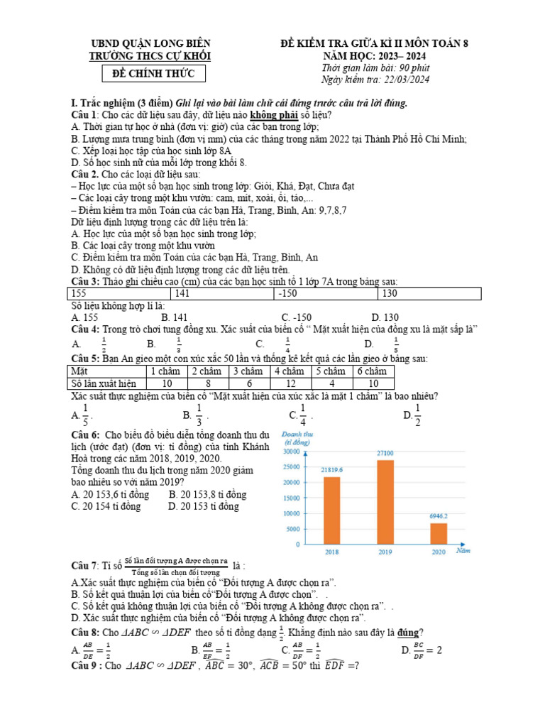 Đề Gk 2 | PDF