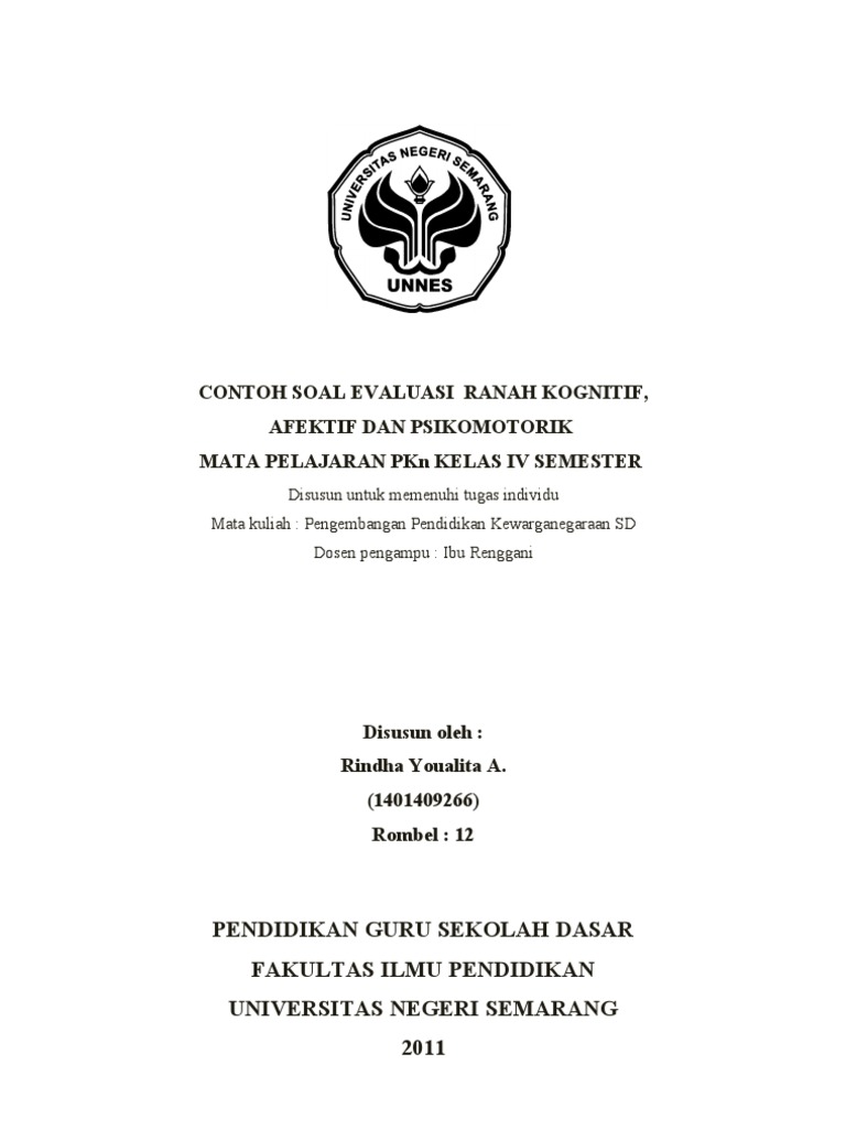 Copy Of Contoh Soal 3 Ranah