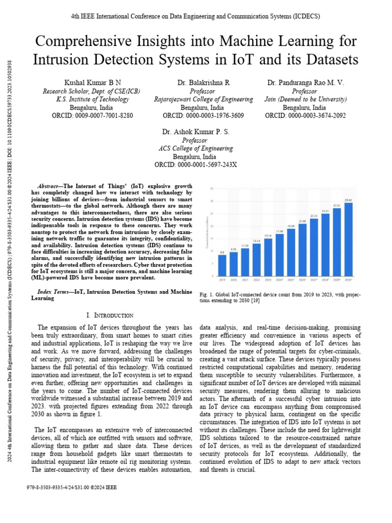 Machine Learning for IoT Intrusion Detection | PDF | Internet Of Things ...